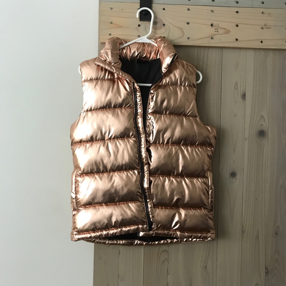 Rose Gold Puffer Vest